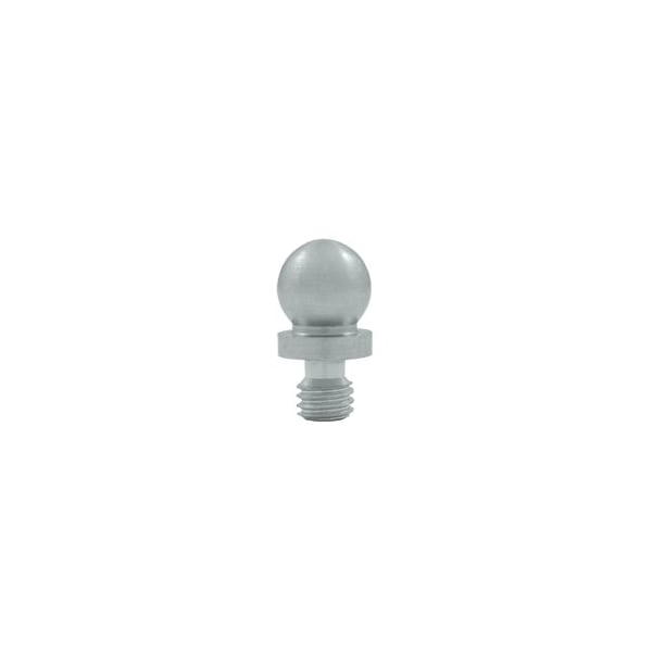 CHBT26D Ball Tip Cabinet Finial Brushed Chrome, 10PK
